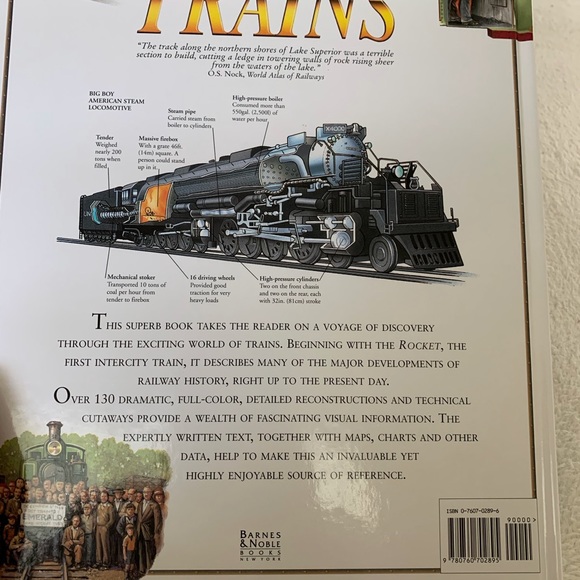 Trains A Stunning Visual History of Railroads large format hardcover - Picture 2 of 7